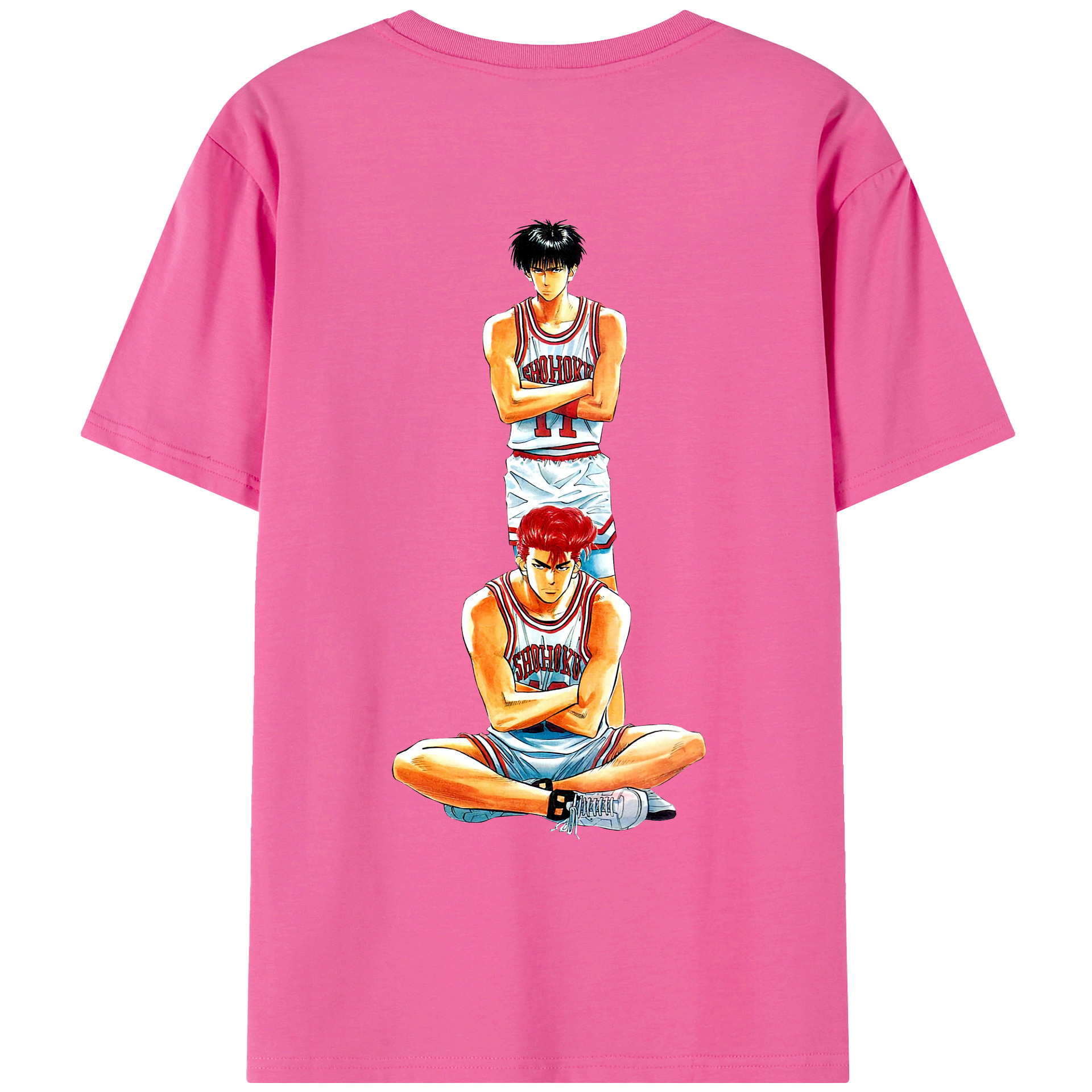 SLAM DUNK／スラムダンク レディース半袖Tシャツ(バックプリント)